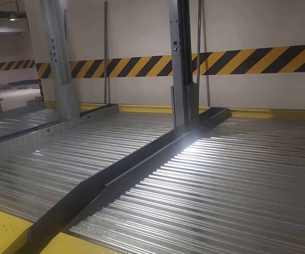 四層升降橫移機械式停車設備停車取車技巧
