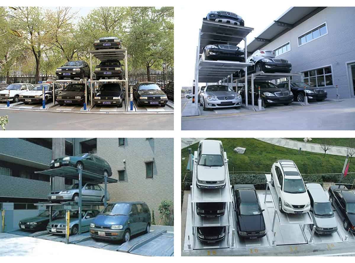 重慶成都PJS3D2三層地坑簡易升降停車設備圖片展示.jpg