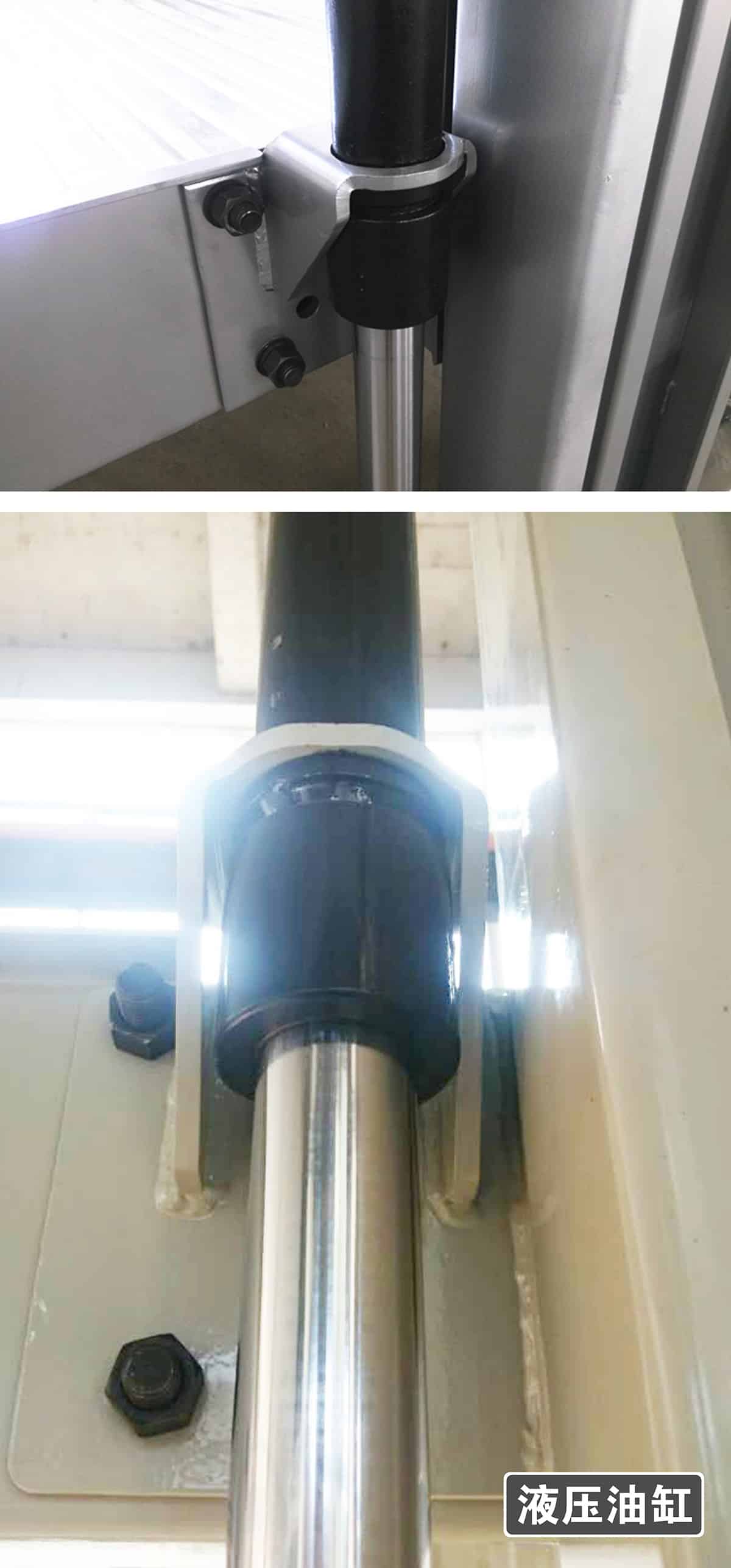 重慶成都倍萊兩柱簡易升降立體停車設備液壓油缸展示.jpg