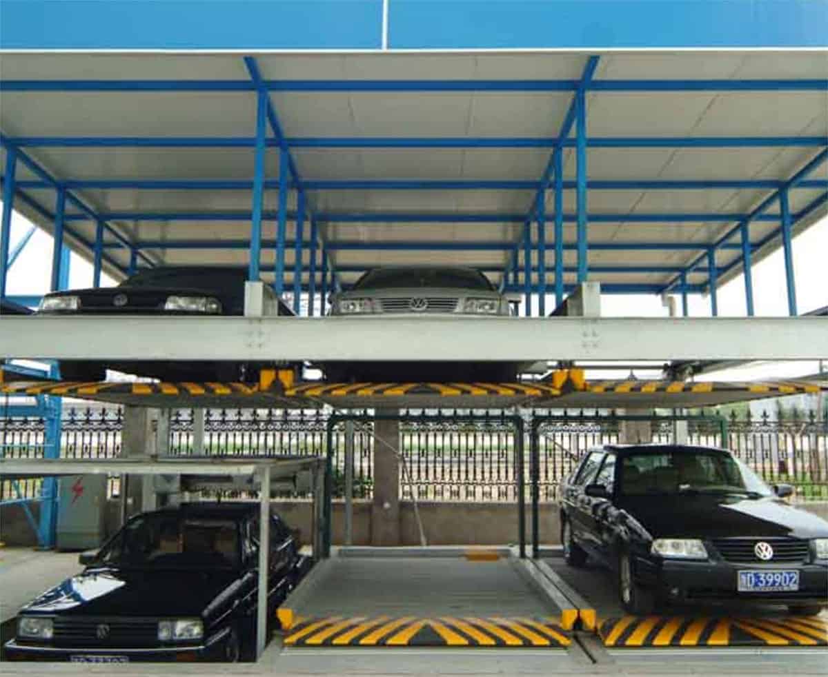 PSH4-D2負二正二地坑四層升降橫移類機械式立體車庫設(shè)備