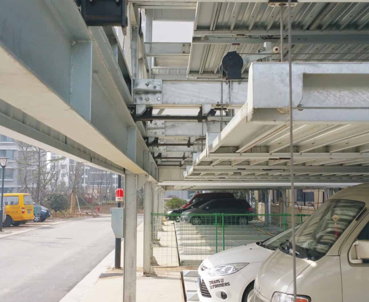 PSH2單列兩層升降橫移類機械式立體車庫設備