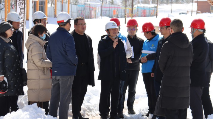 石培文董事長帶隊調研渭河源景區項目建設情況